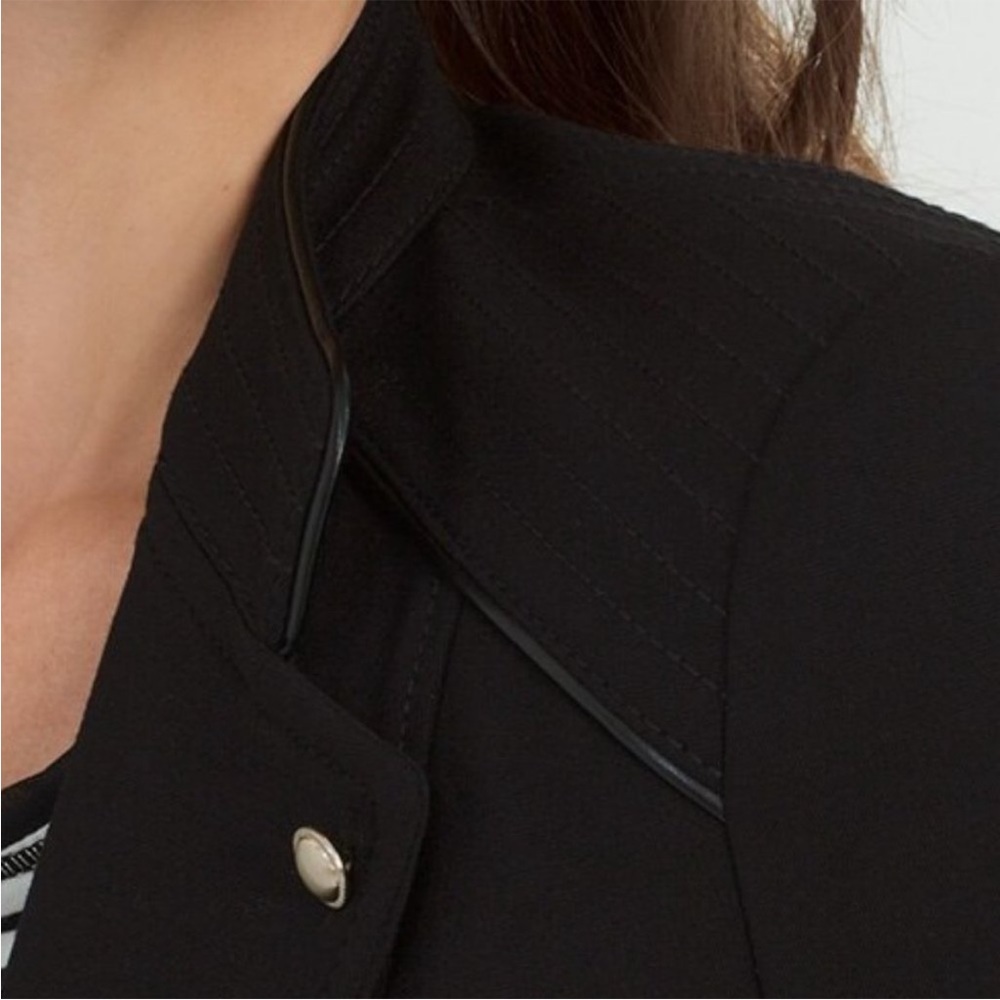 White House black market Ponte Military style blazer jacket - Picture 8 of 14